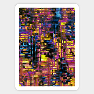 Cyberpunk - Blue and Gold Version Sticker